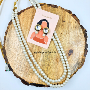 Two layer Pearl Beads Necklace