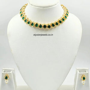 Green Kundan Necklace