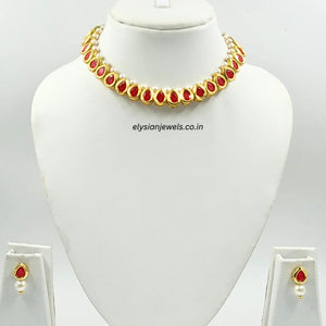 Red Kundan Necklace