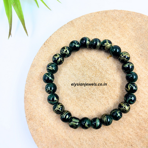 Green Marble Beads Bracelet