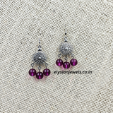 Tibetan Metal Charms Oxidized Earring