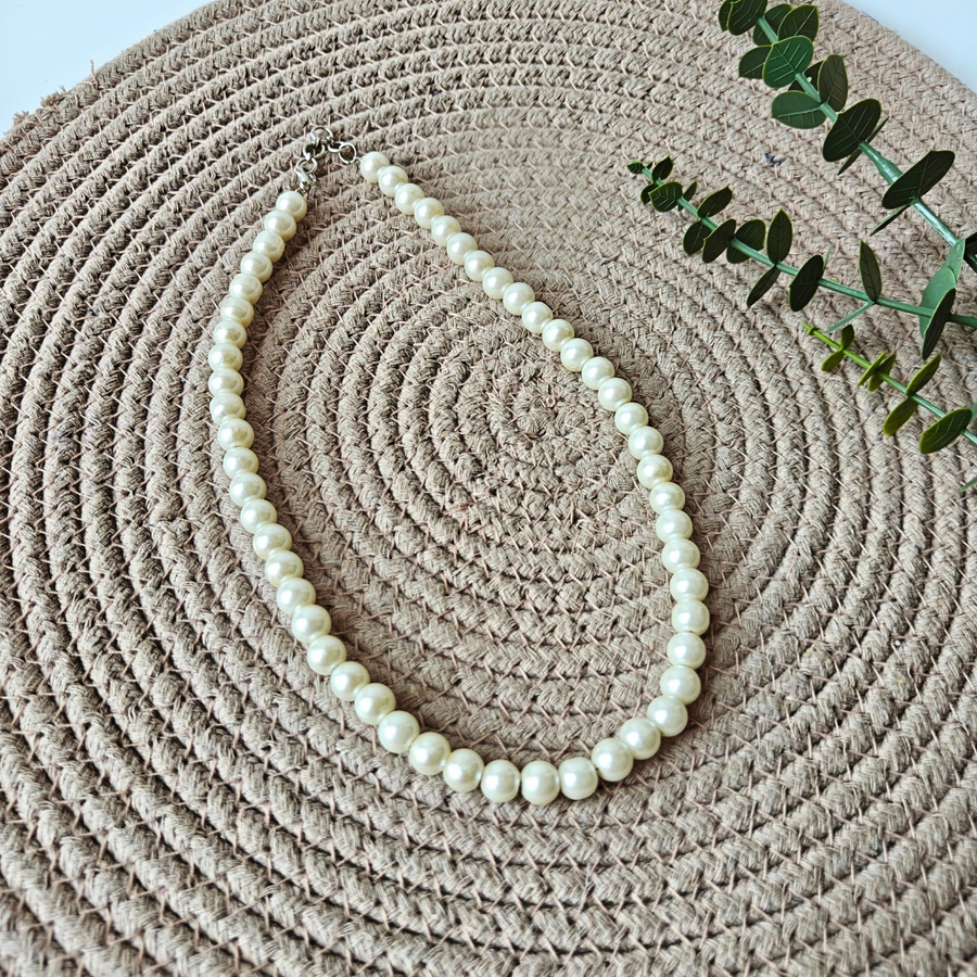 8mm Pearl Beads Necklace