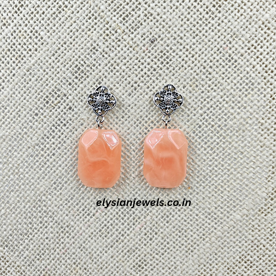 Vintage Floral Drop Earring