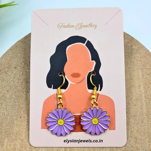 Flower Pendant Charm Kids Earring