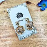 Oval Sky Blue Beads With White Round Moti Kundan Necklace