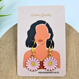 Flower Pendant Charm Kids Earring