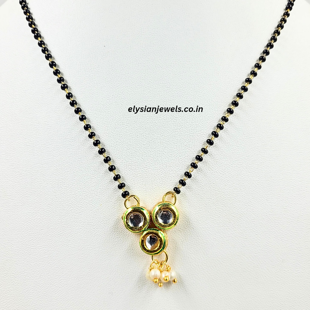 Three Kundan Mangalsutra