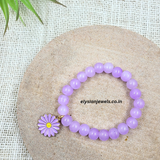 Cute Flower Charm With Jelly Beads Bracelet