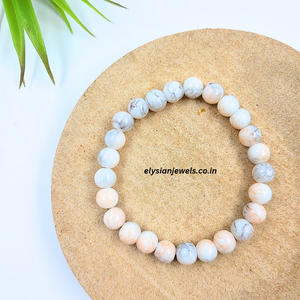 Light colour Marble Beads Bracelet