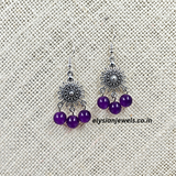 Tibetan Metal Charms Oxidized Earring