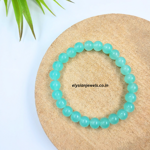 Sky Blue Jelly Beads Bracelet