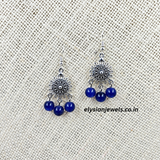 Tibetan Metal Charms Oxidized Earring
