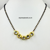 Five Kundan Mangalsutra