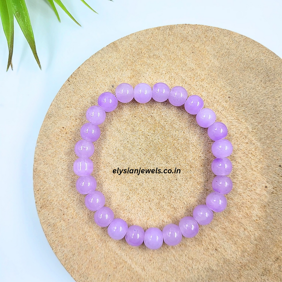 Light Purple Jelly Beads Bracelet