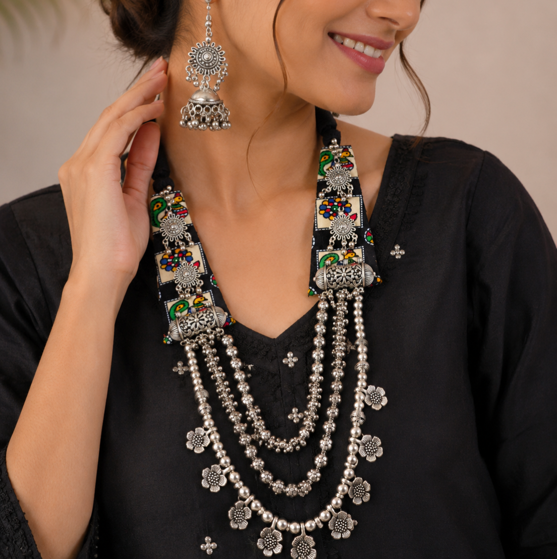Fabric Necklace