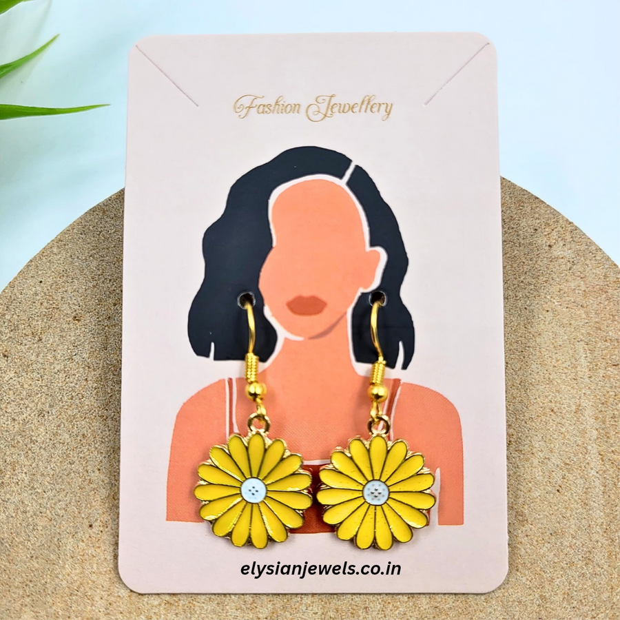 Flower Pendant Charm Kids Earring