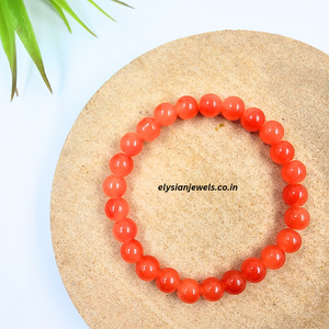 Orange Jelly Beads Bracelet