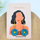 Flower Pendant Charm Kids Earring